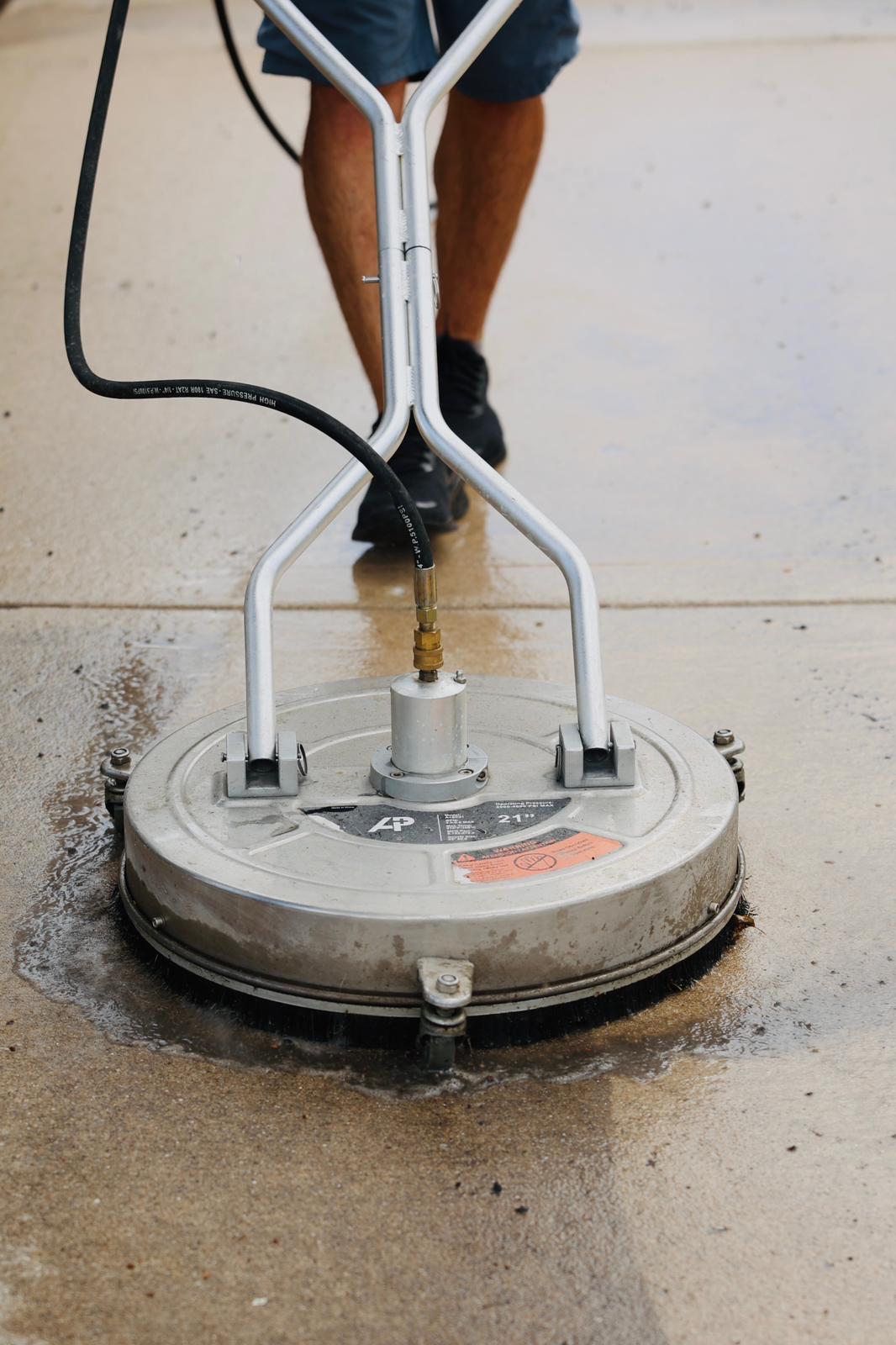Pressure washing