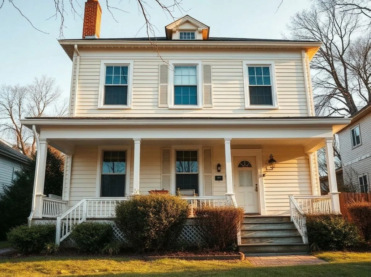 After: Soft-wash siding refresh on a 1920s home